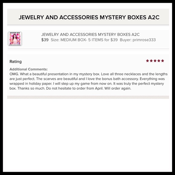MYSTERY BOX JEWELRY ACCESSORIES GIFTS A3C - Picture 5 of 6